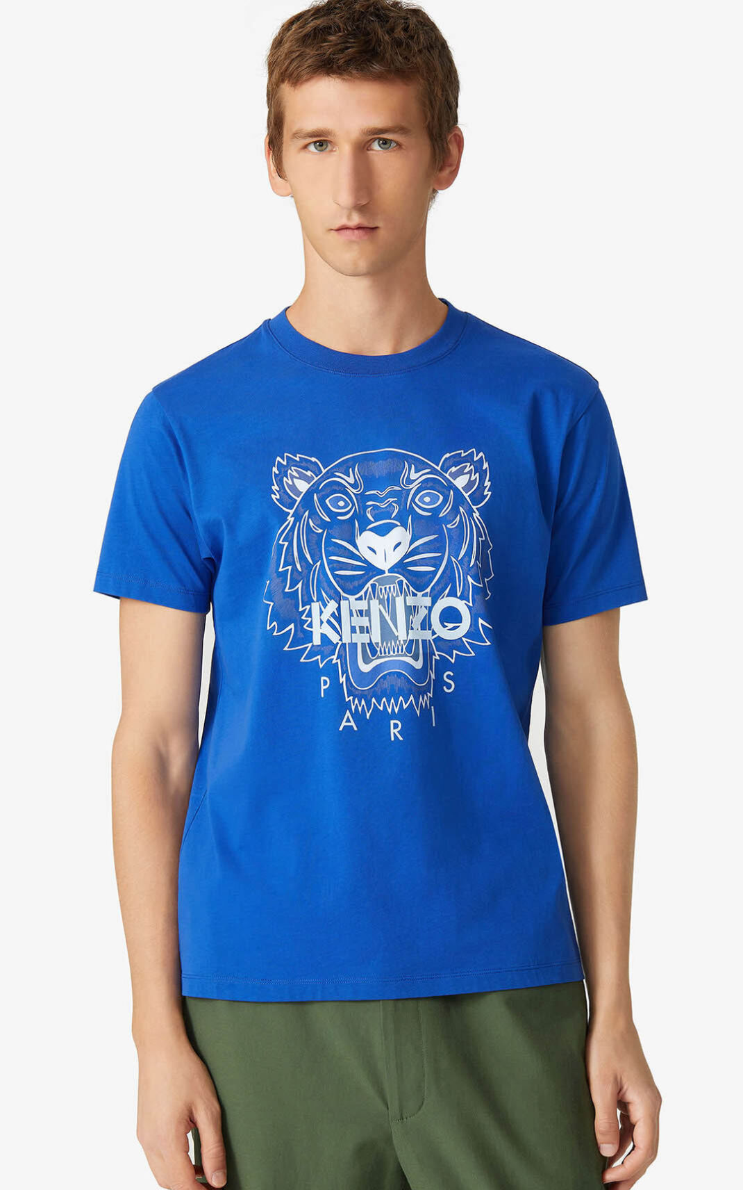 Kenzo 虎 Tシャツ メンズ ロイヤルブルー 青 - OGEJDW243